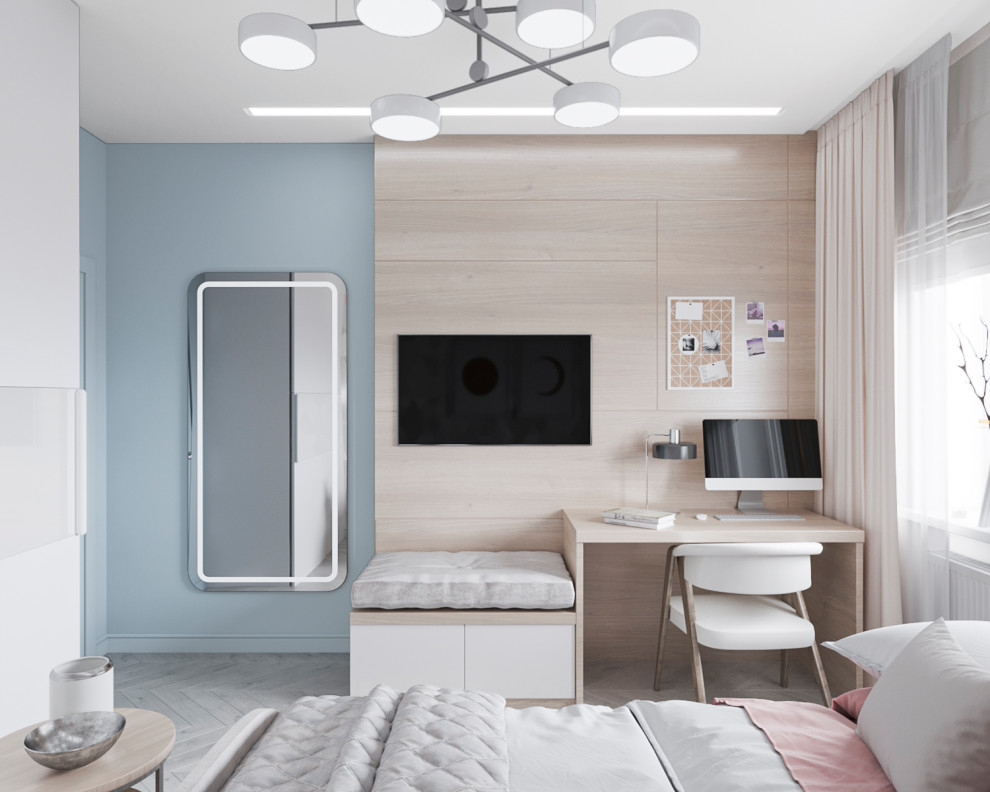 Квартира в пастельных тонах