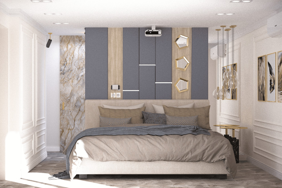 Двухуровневая квартира "Золотые блики"