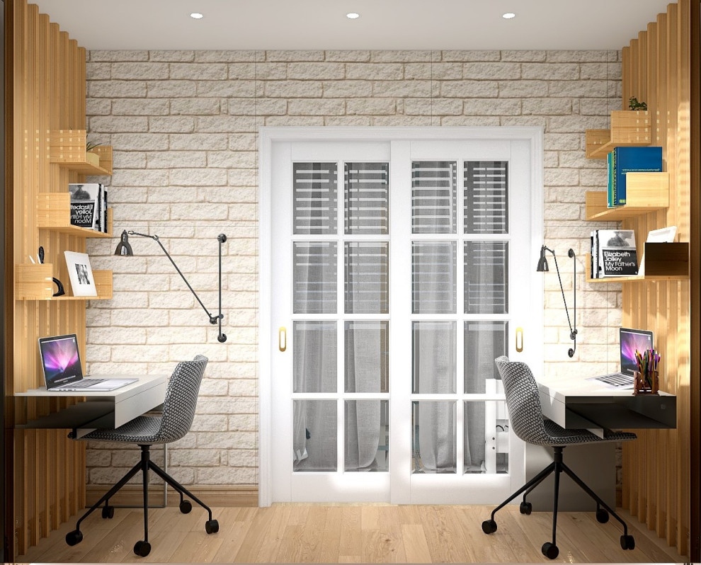 Однокомнатная квартира в скандинавском стиле