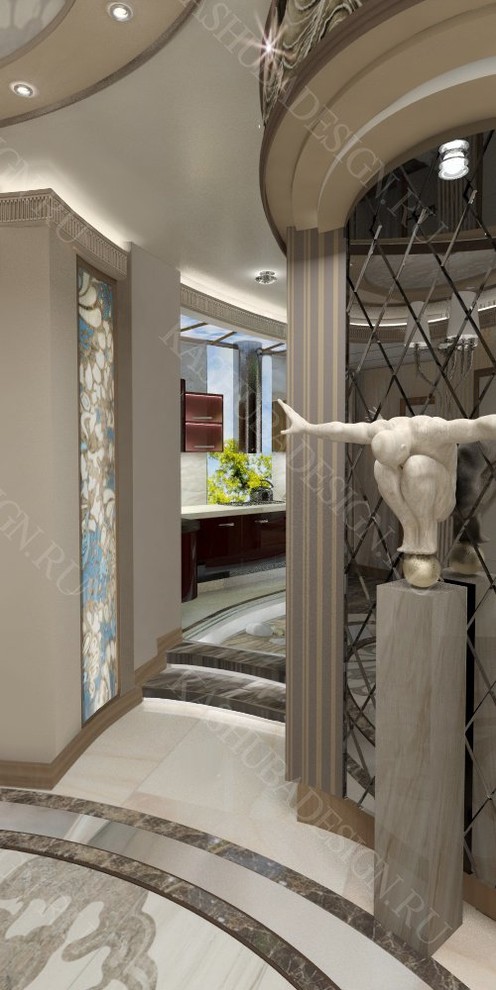 квартира с современным интерьером