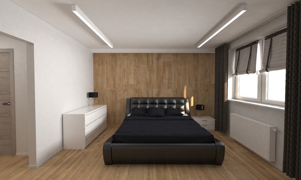 Современный дизайн квартиры в центре Тюмени для молодого человека.