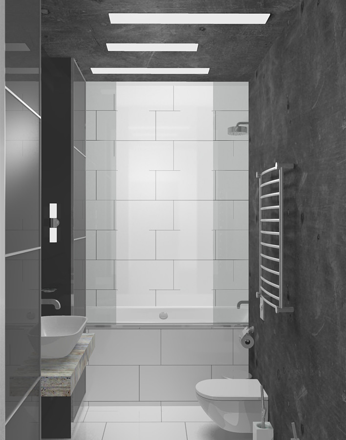 Минимализм в трехкомнатных апартаментах