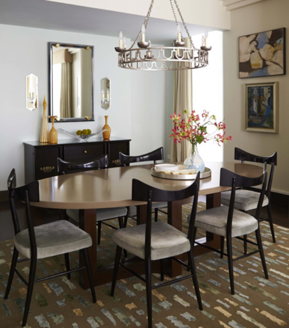 Decorating with Carpets Dining Rooms Dining Room New York by
