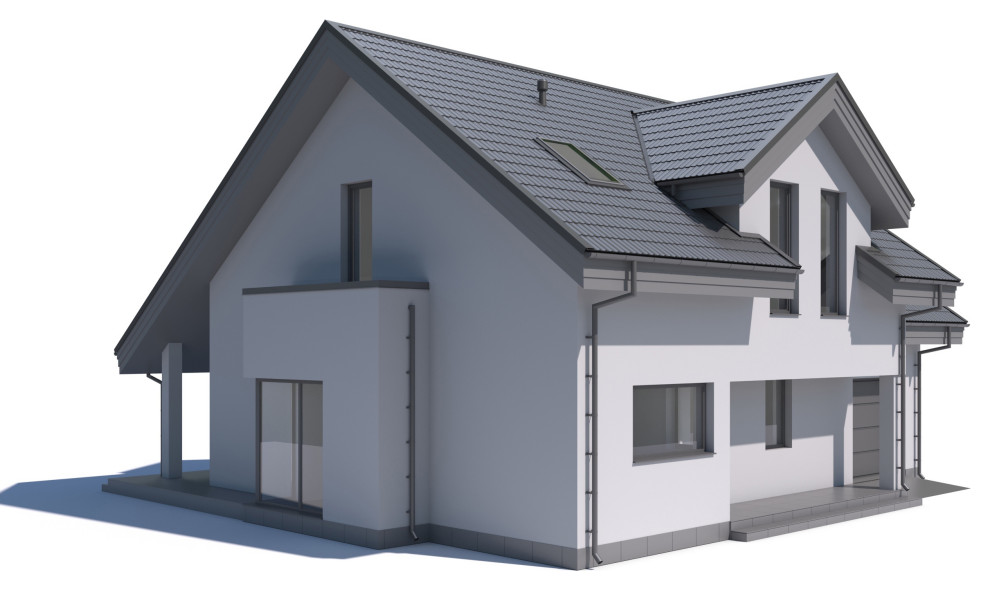 Индивидуальный жилой дом с мансардой, 190 м. кв.