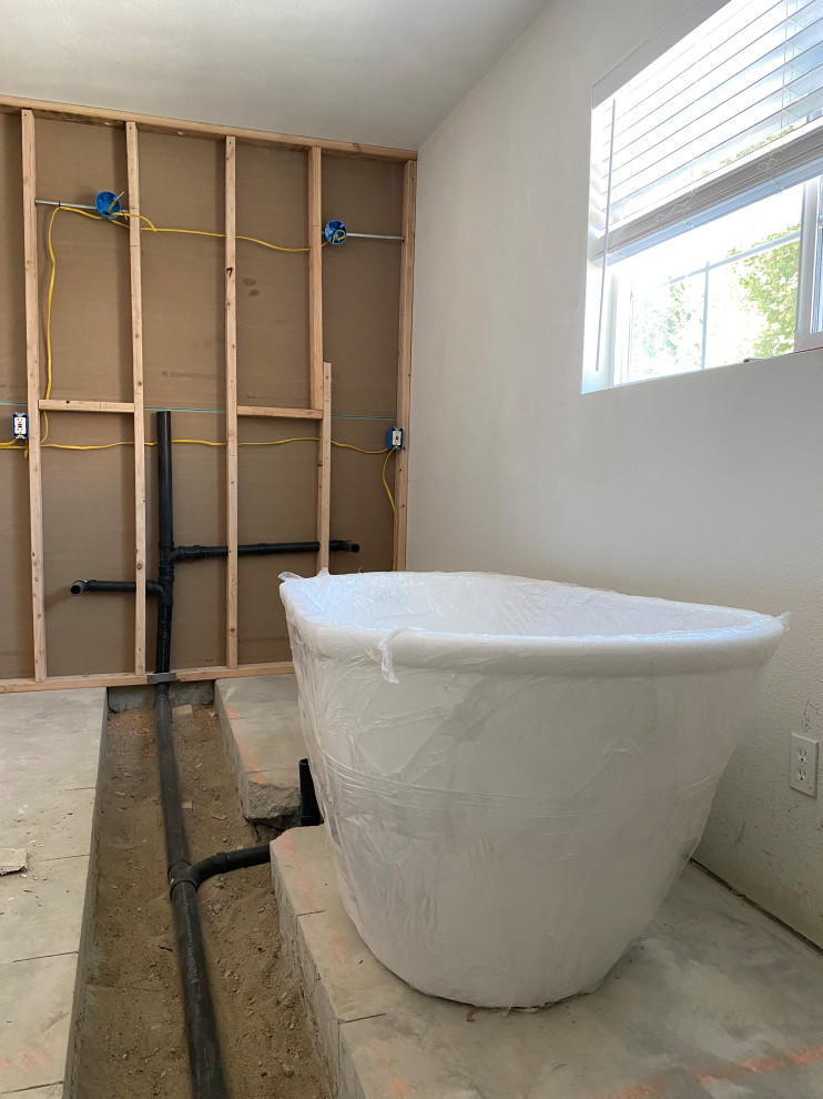 Moreno Valley Modern Bathroom (In Progress)