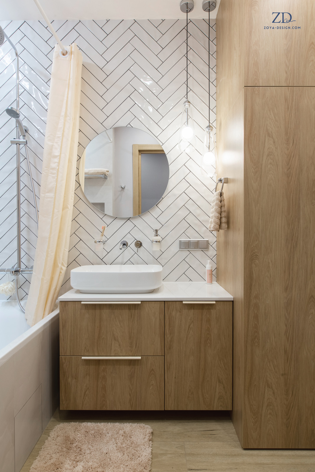 Цвет в интерьере, квартира в Куркино.