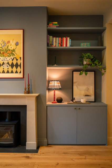 West Hampstead modern-living-room