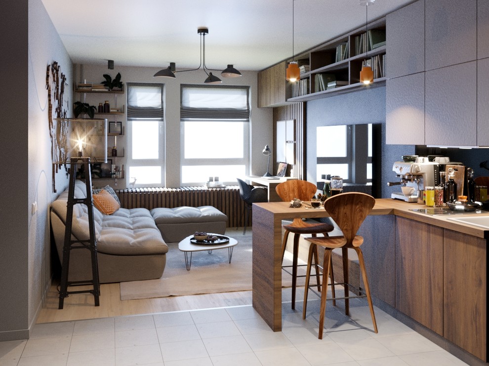 Дизайн-проект 1 комнатной квартиры