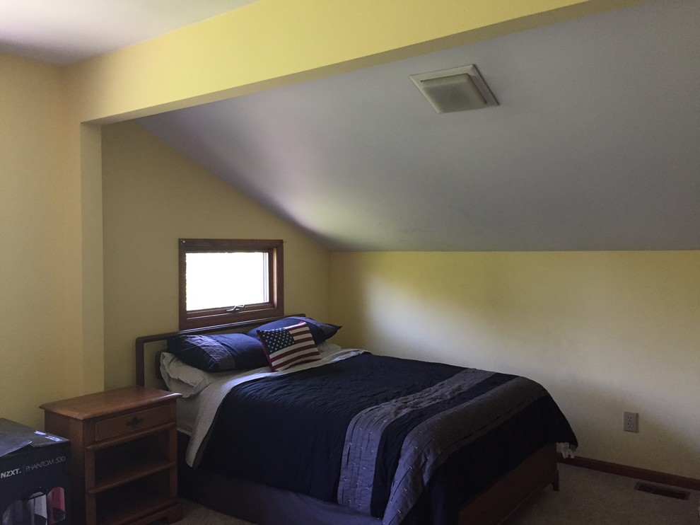 Need light fixture for slanted bedroom ceiling