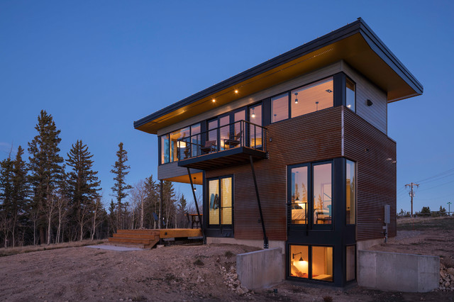 Stanley Ridge Shed contemporain-facade