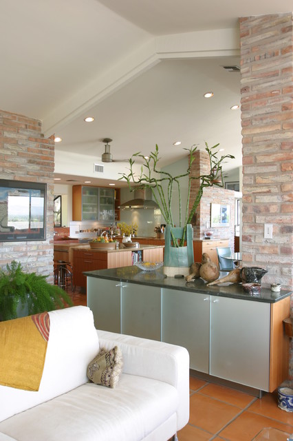 Kitchen contemporary-living-room
