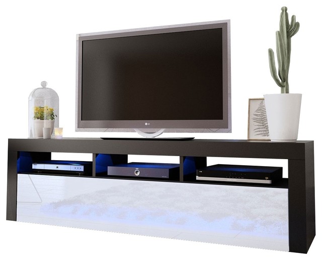 Home Entertainment Floating Wall Mounted Tv Cabinet Tv Unit Cupboard All High Gloss White Black Home Furniture Diy Breadcrumbs Ie