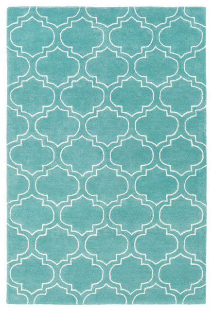 Transitional 9'x13' Blue Area Rug