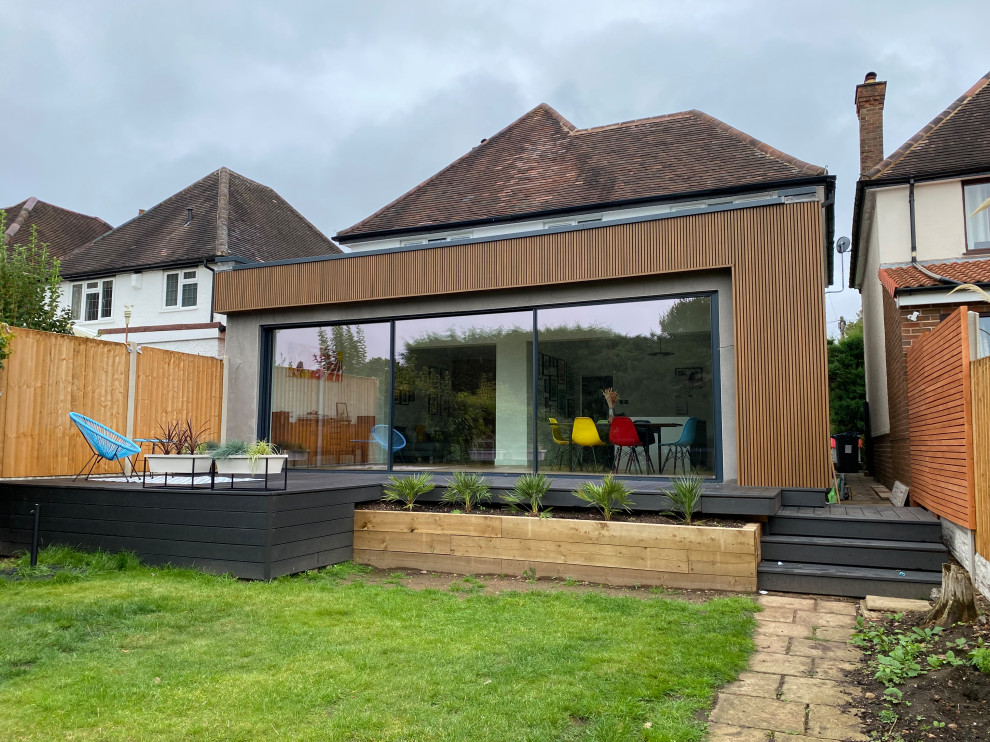 Contemporary two storey extension