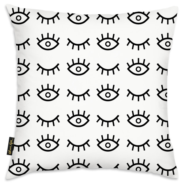 eye throw pillow