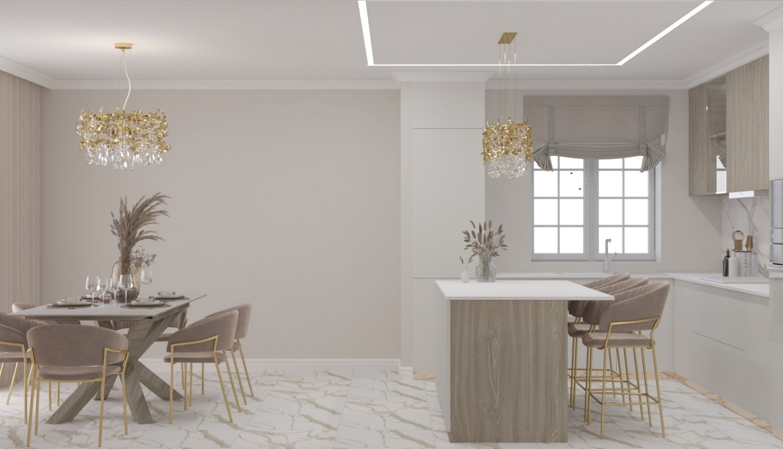 Кухня в частном доме