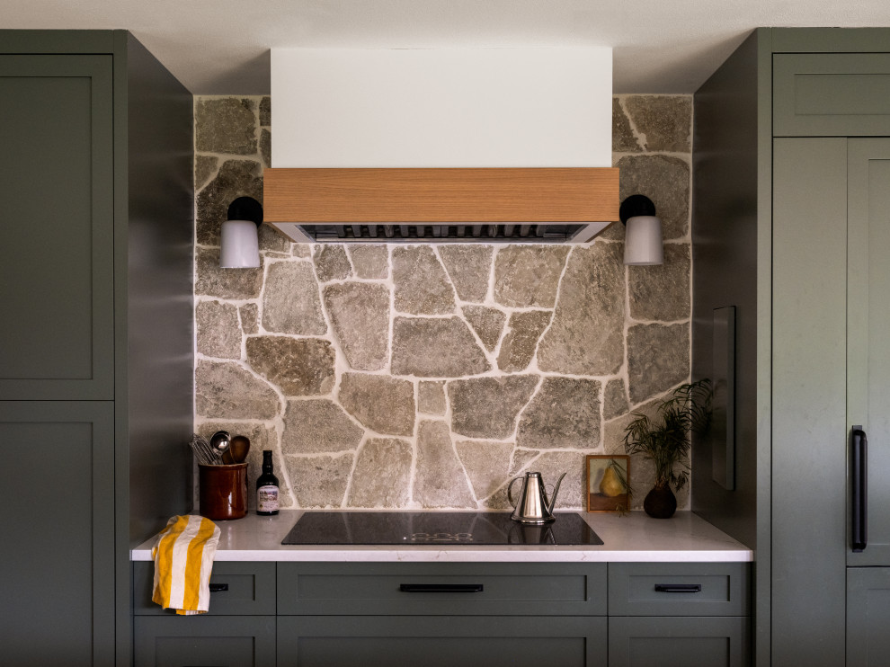 Inspiration for a transitional home design remodel in Seattle