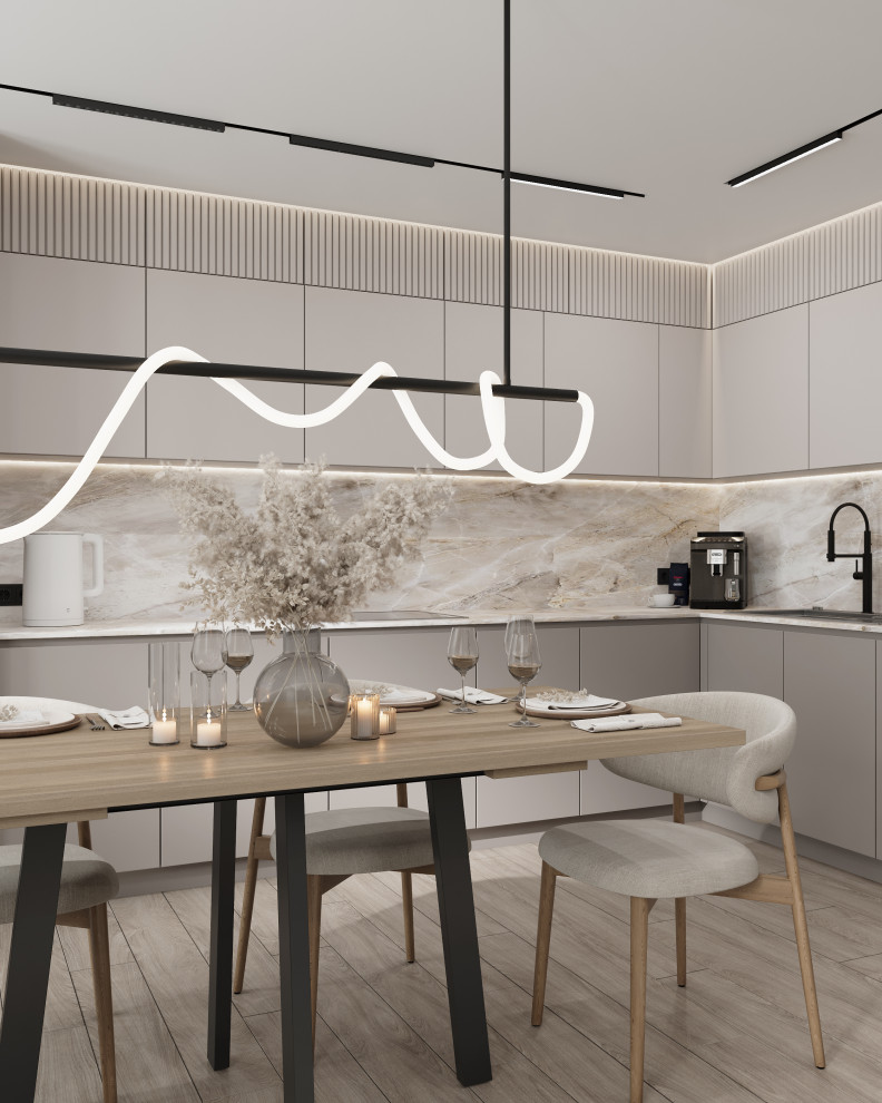 Дизайн интерьер квартиры в светлых тонах