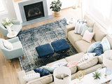 Transitional Family Room by Design Loves Detail