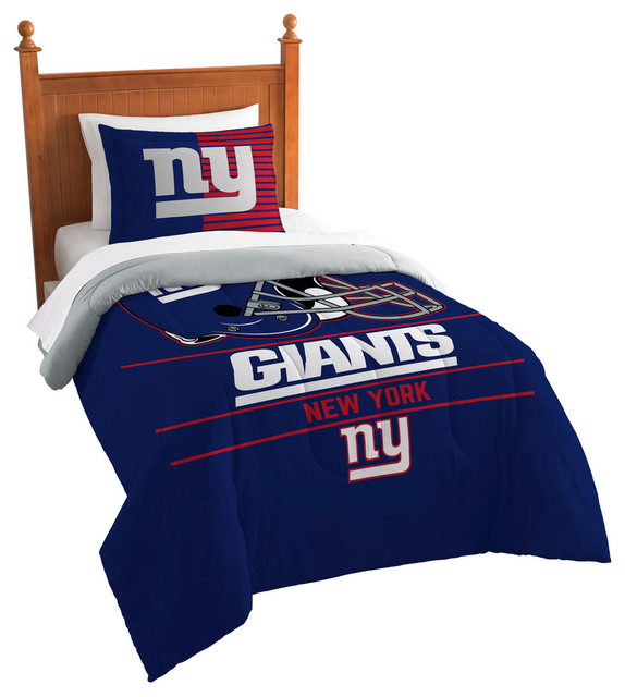 Nfl New York Giants Twin 2 Piece Comforter Set Contemporary Kids Nfl New York Giants Twin 2 Piece Comforter Set