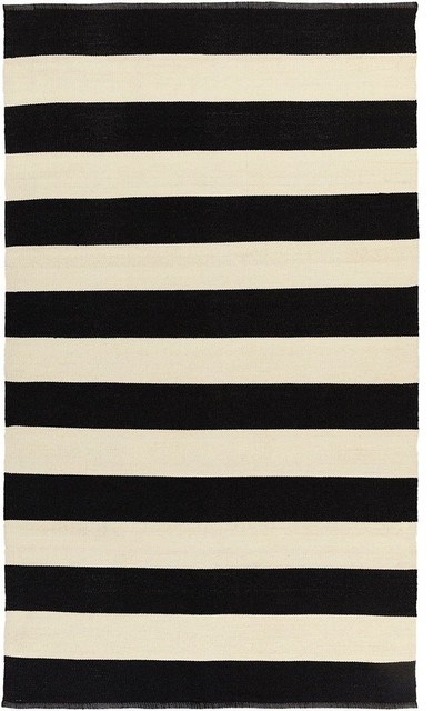 Indoor/Outdoor Area Rug, Breeze Collection, Onyx, 5'x8'