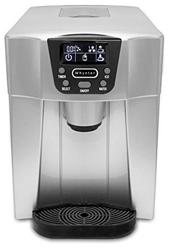Whynter Countertop Direct Connection Ice Maker and Water Dispenser - Silver