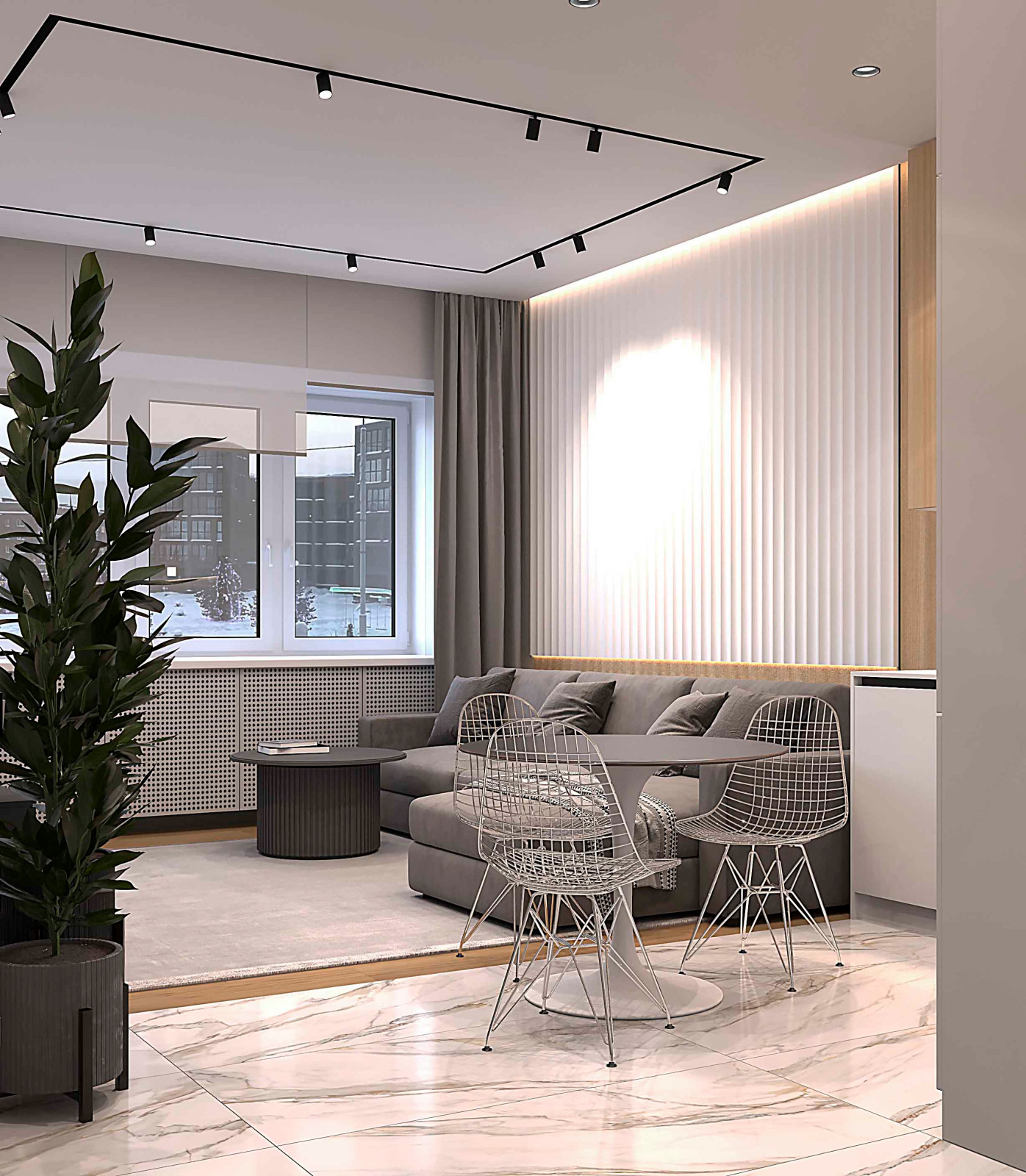 Кухня-гостиная