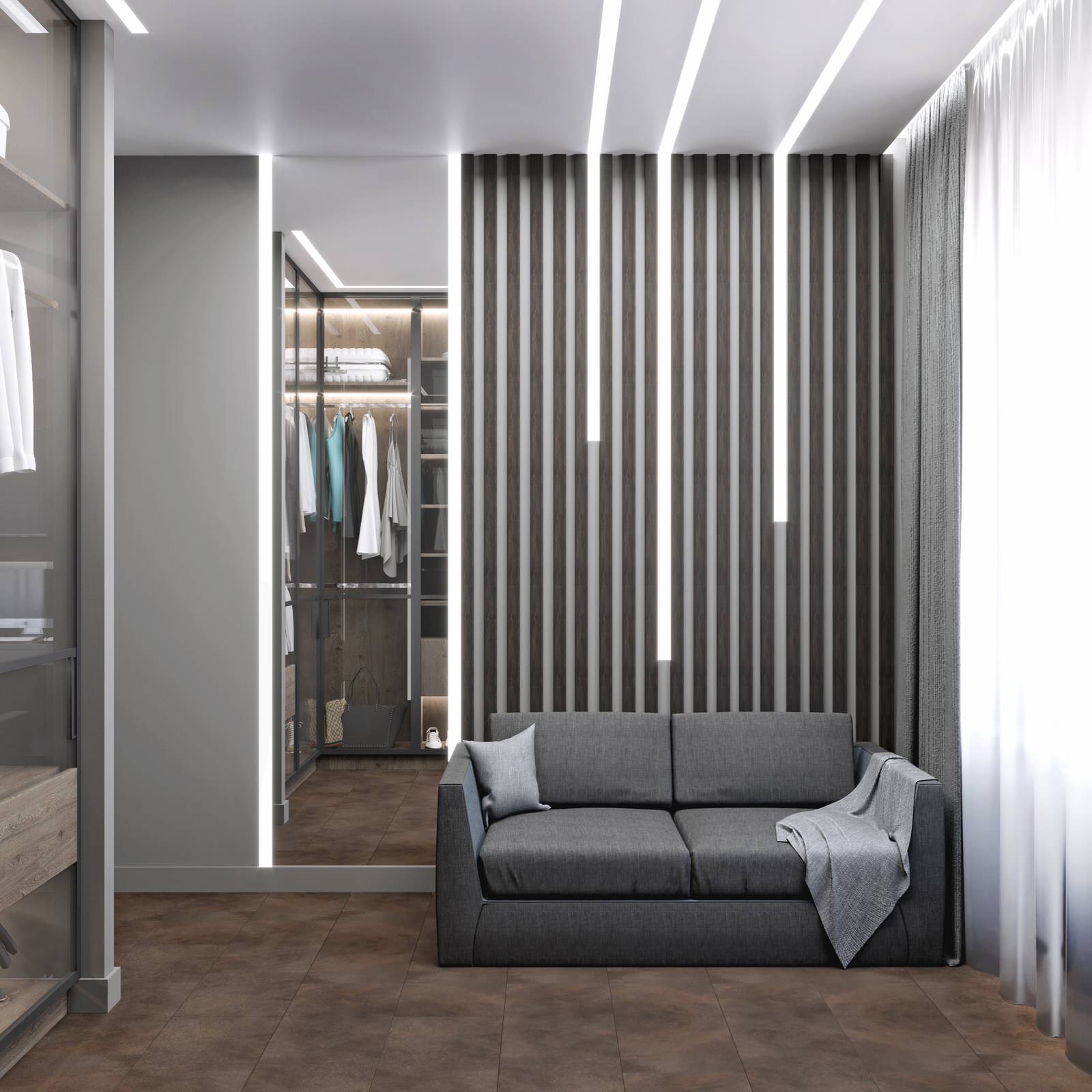 Дизайн проект для квартиры с 3-ех метровым потолком