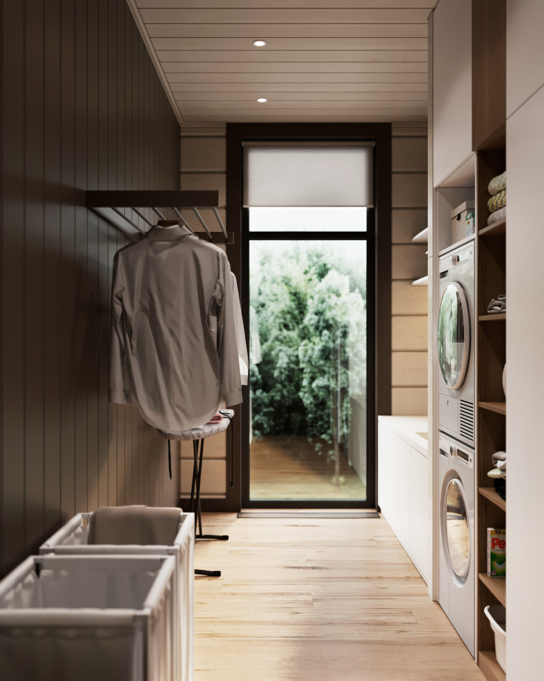 Проект интерьера деревянного дома в п.Завидово