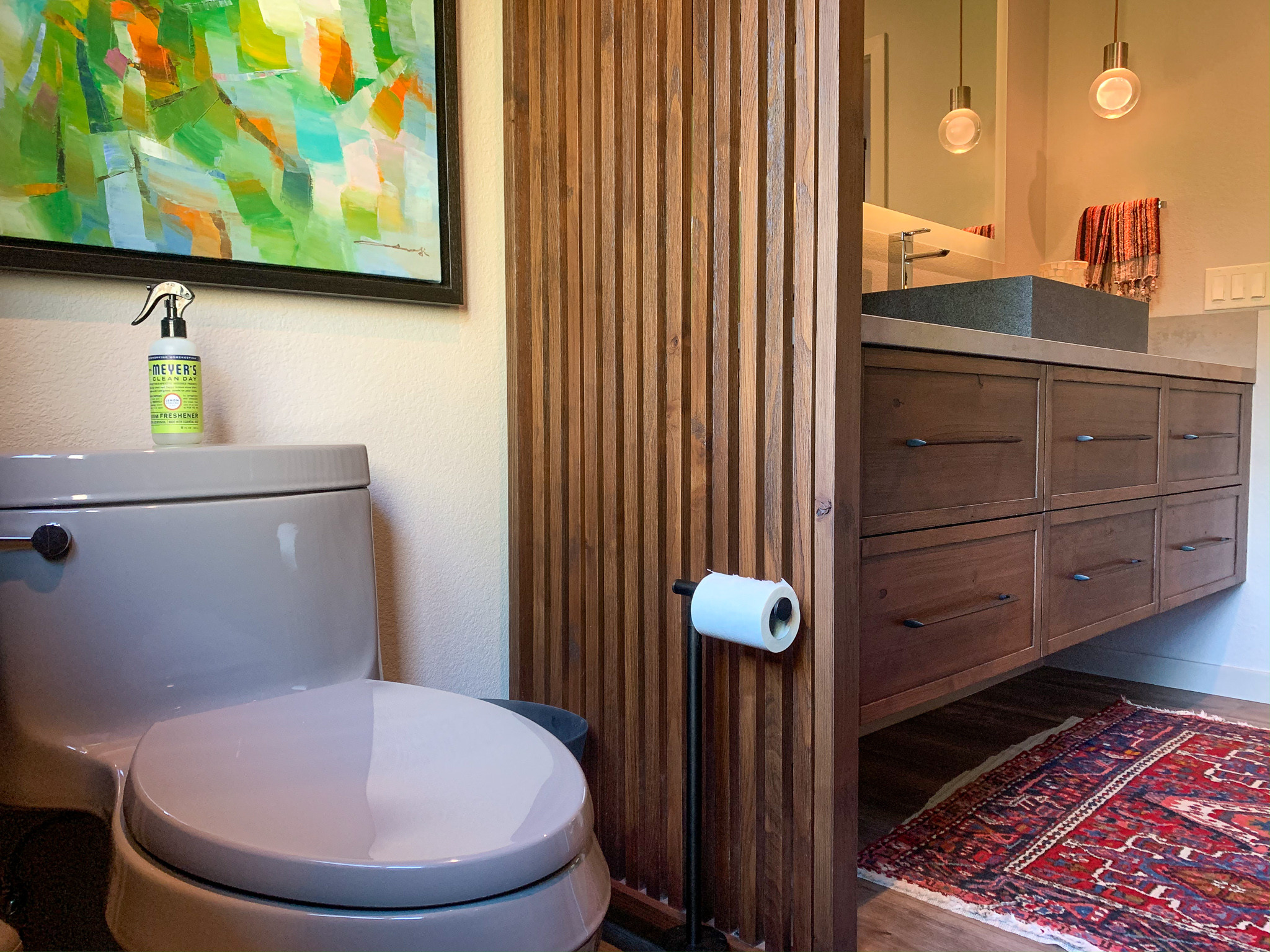 Contemporary Treehouse Guest Bathroom 2