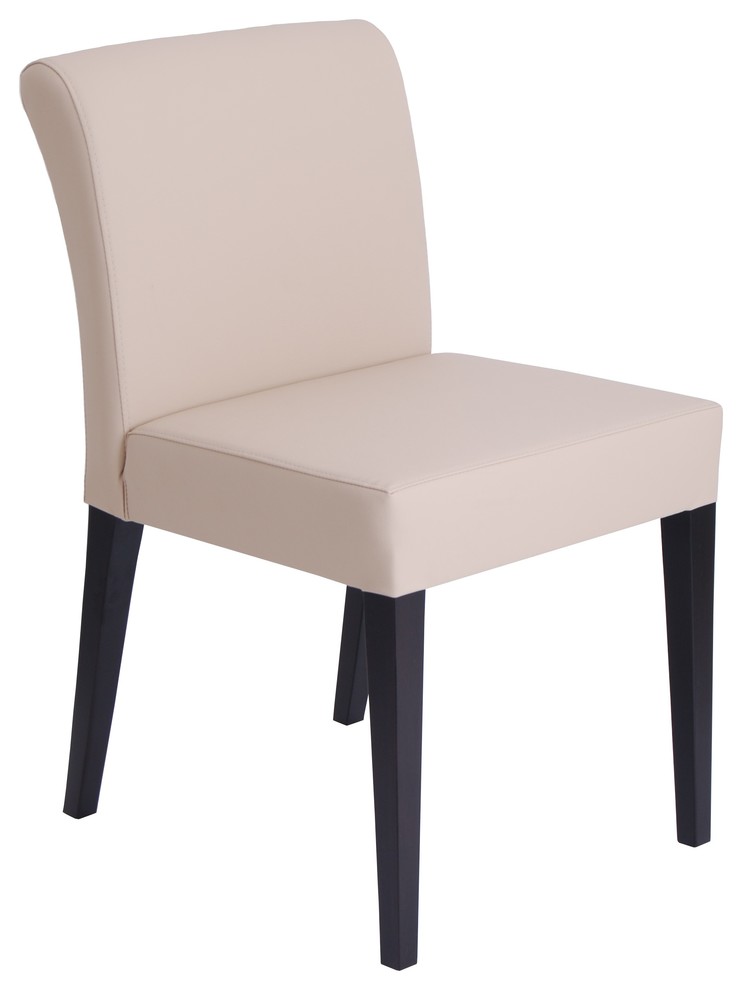Jackson Dining Chair by Nuans Design - Cream Eco Leather