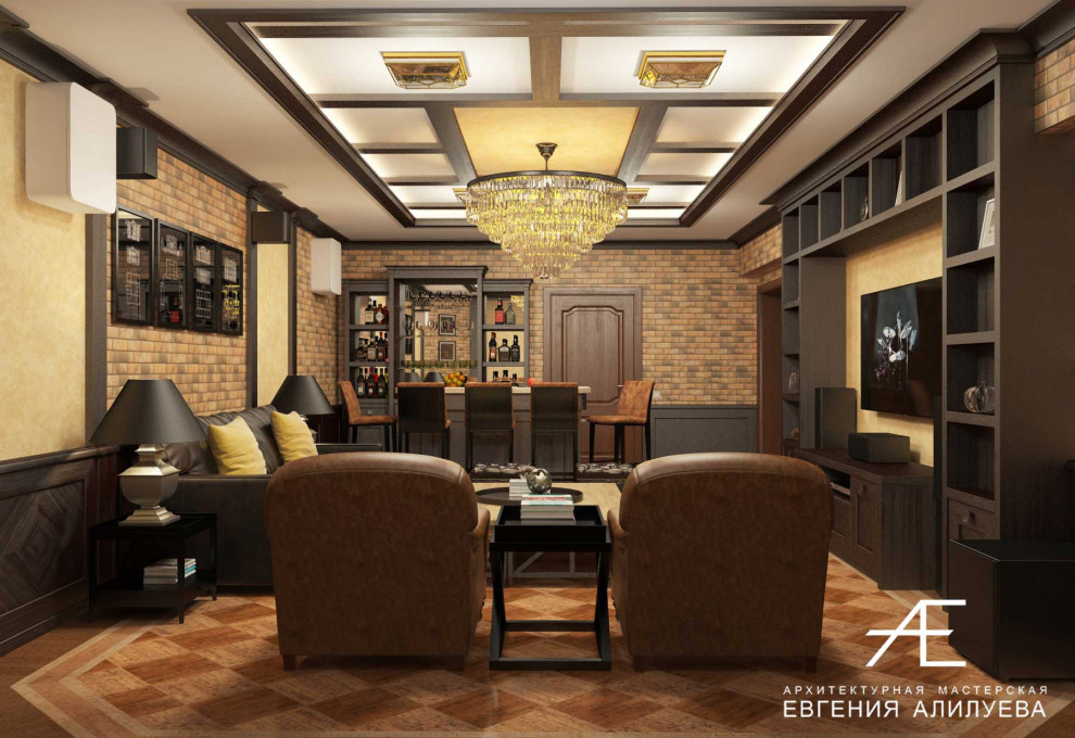 Комната отдыха в доме в пос, Сосновка