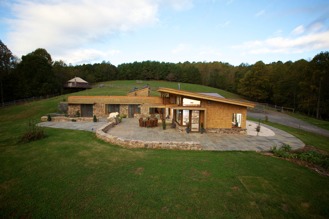 Earthship Farmstead - Rustic - Exterior - Portland Maine ...