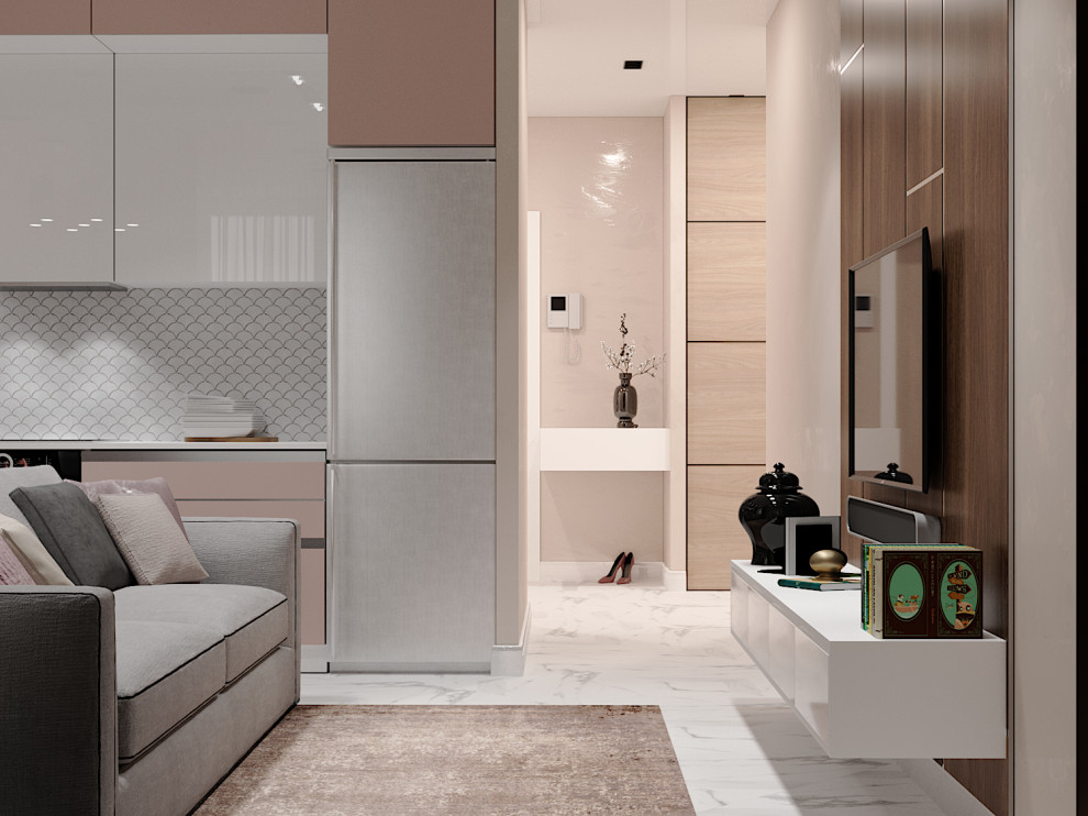 Дизайн проект 2х комнатной квартиры