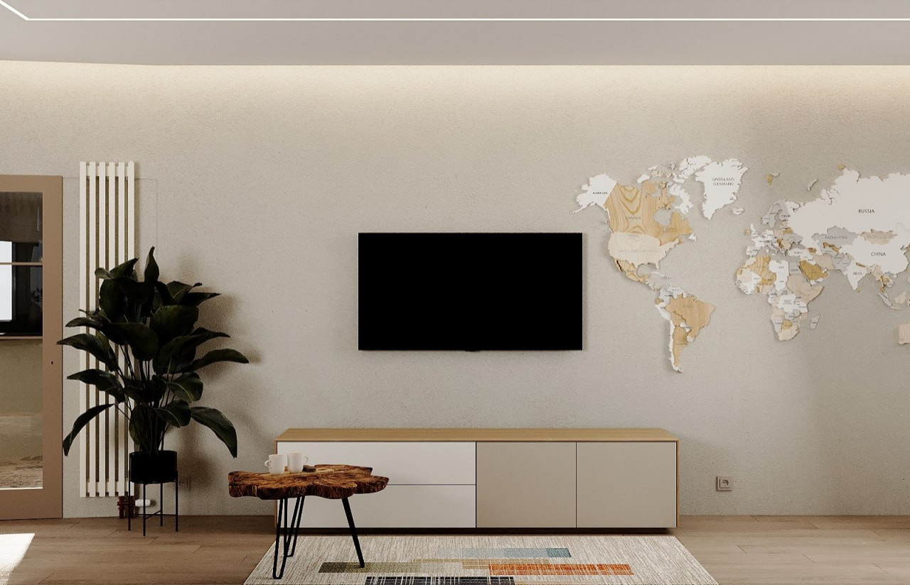 Интерьер квартиры (140 м2) в скандинавском стиле