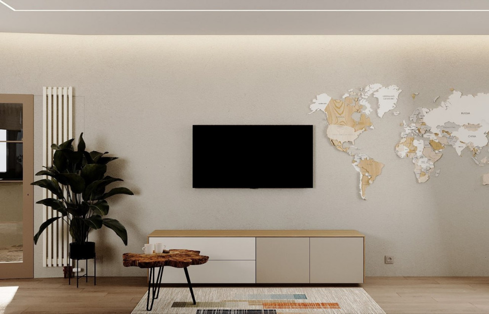 Интерьер квартиры (140 м2) в скандинавском стиле