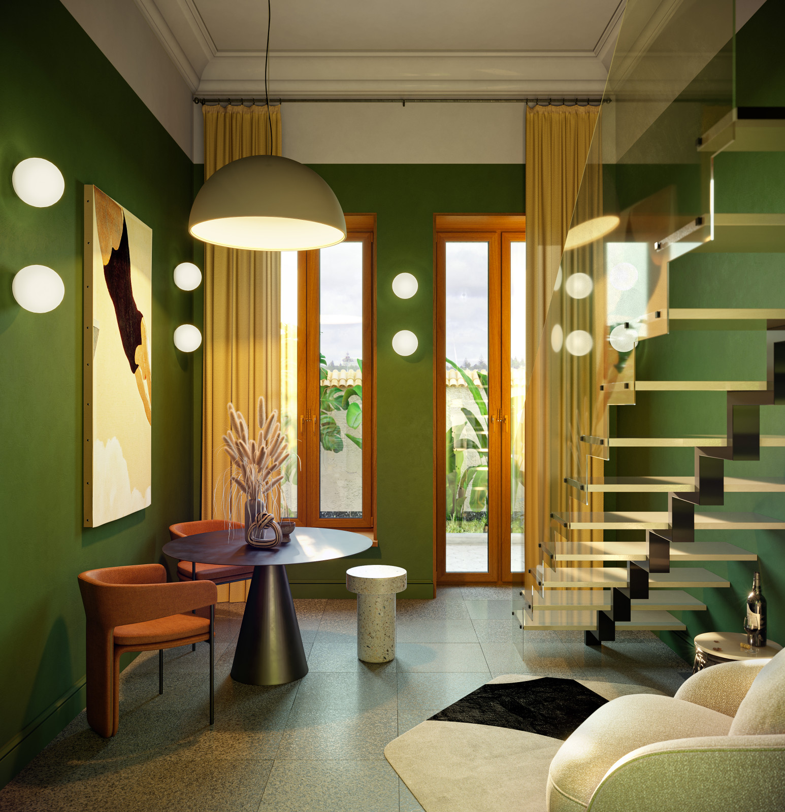 Студия в старинном здании в Калабрии (Италия)