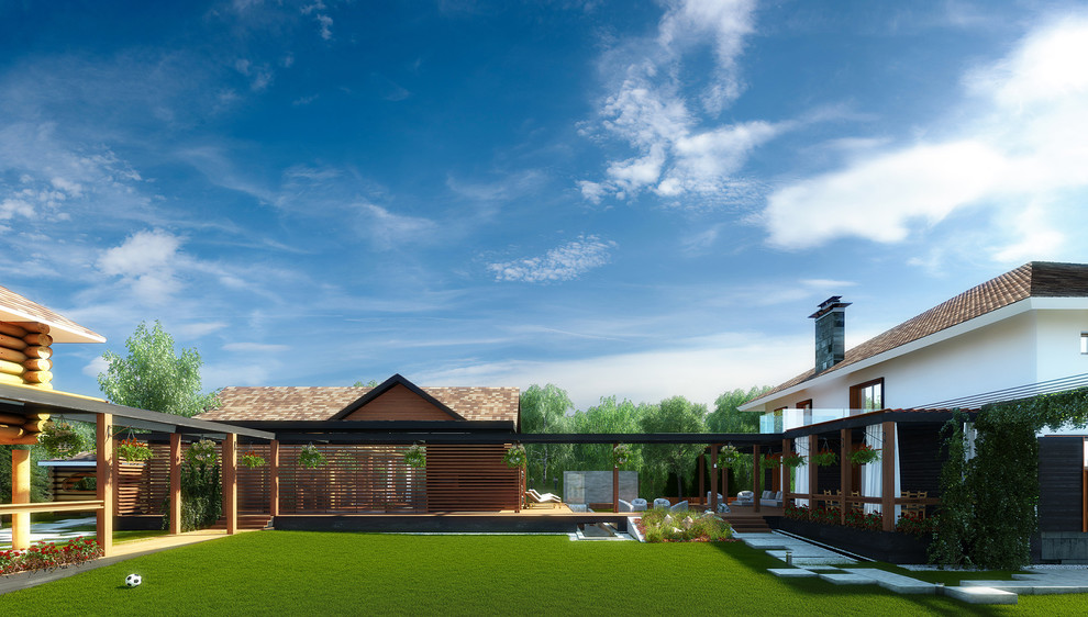 Реконструкция дома с благоустройством территории, М.О., Красногорский район