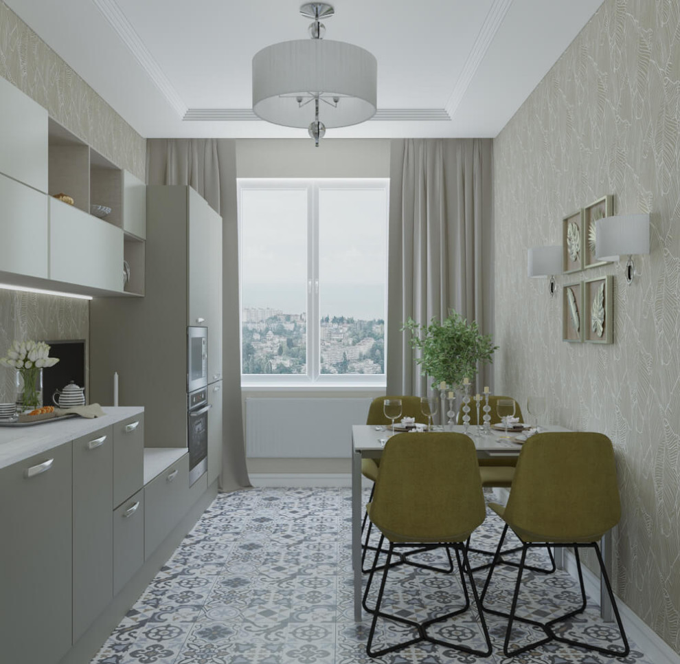 Дизайн столовой зоны в кухне