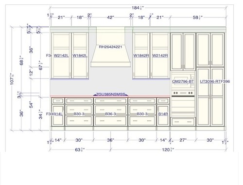 Help with kitchen layout and off center cooktop 