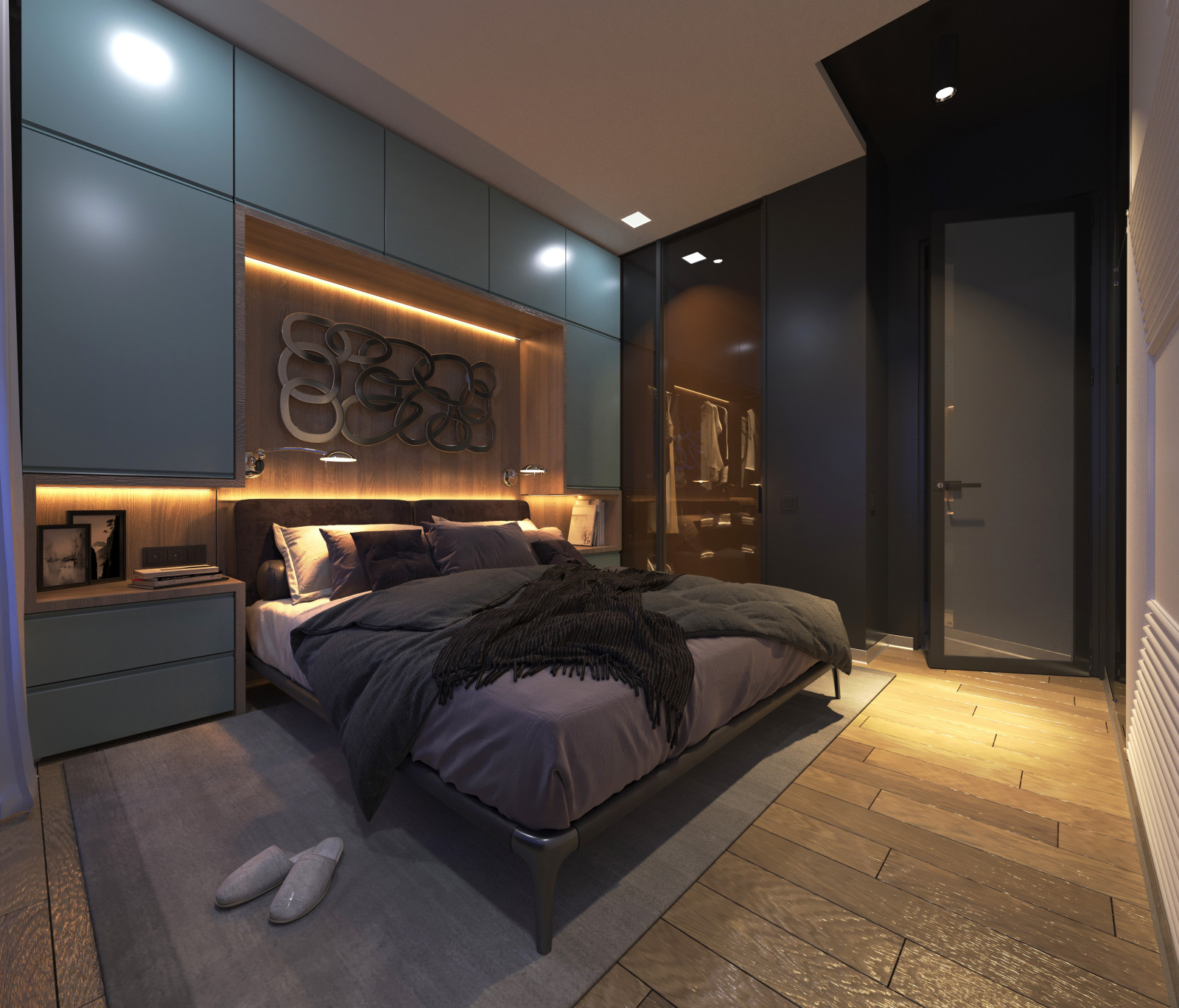 Интерьер квартиры ЖК "ЭВОЛЮЦИЯ", Новосибирск