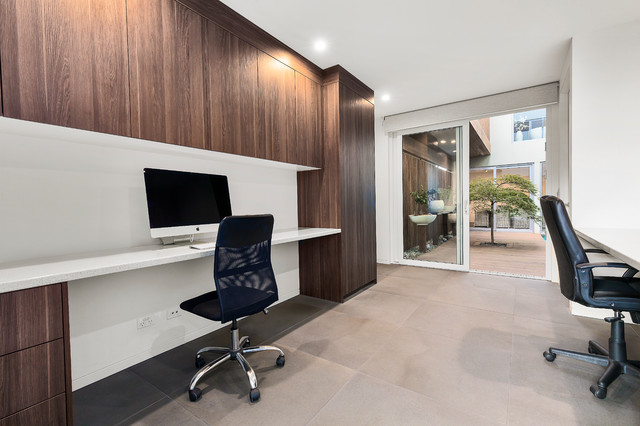 Clipper Quay contemporary-arbetsrum