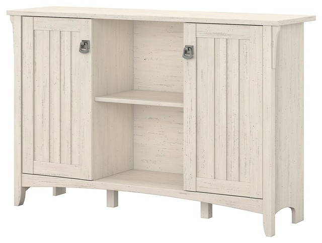 Salinas Storage Cabinet With Doors Antique White Farmhouse Salinas Storage Cabinet With Doors Antique White