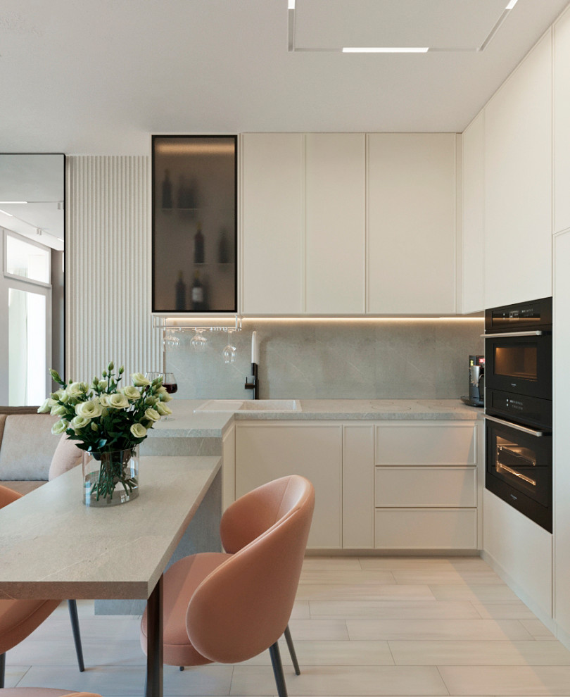 Квартира для молодой семьи в стиле эклектика