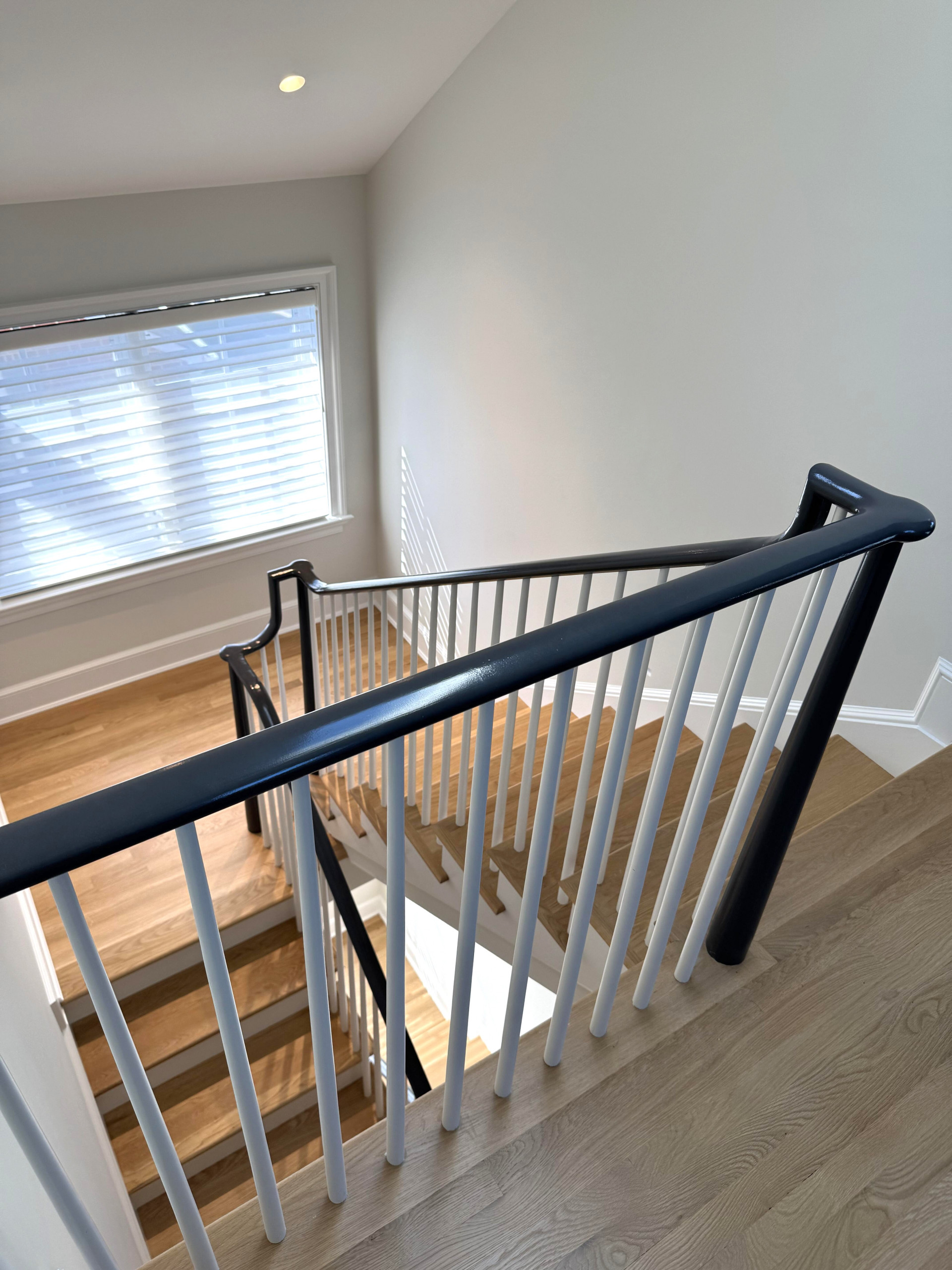 142_Airy Staircase with Over the Post Balustrade, Arlington, VA