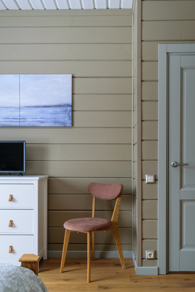 Уютный дом в скандинавском стиле с нотками английской классики