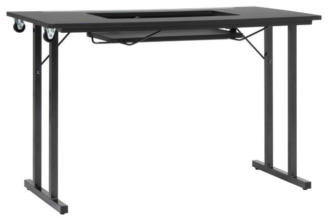 SewingRite SewStation 201 Sewing Table, Black/Black