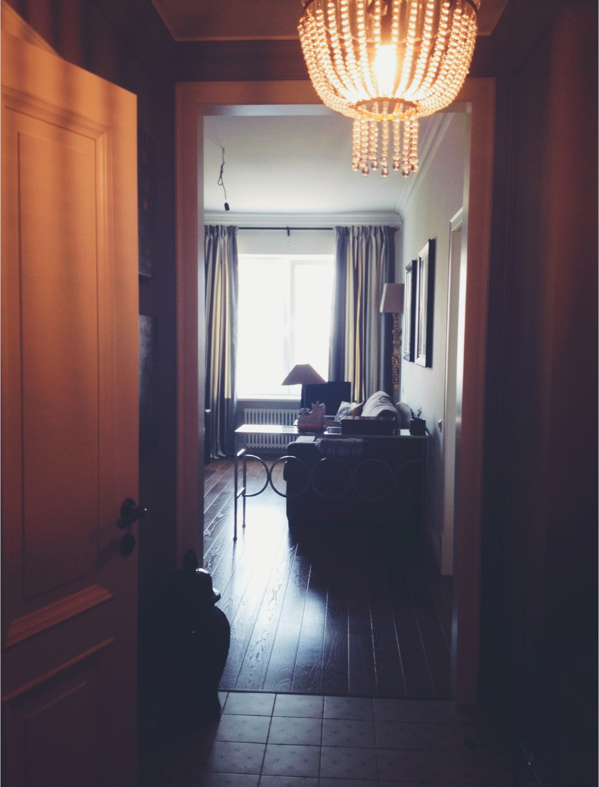 Квартира в Москве. Текстильное оформление окон.