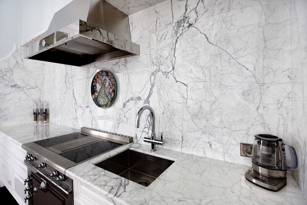 Мрамор на кухне