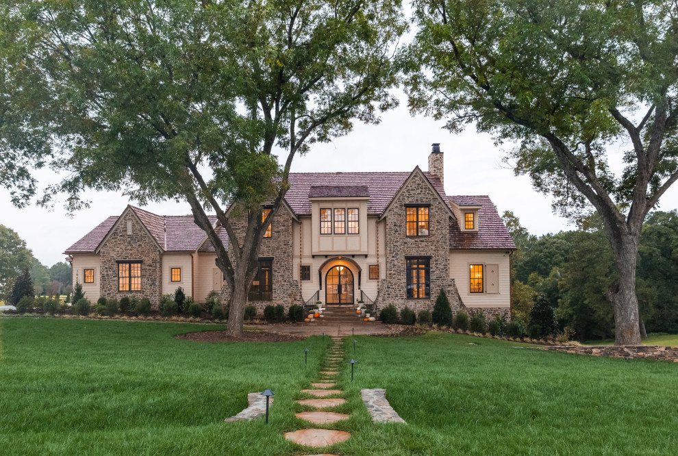Grand Highlands - French Country - Exterior - Raleigh - by Wildflower ...